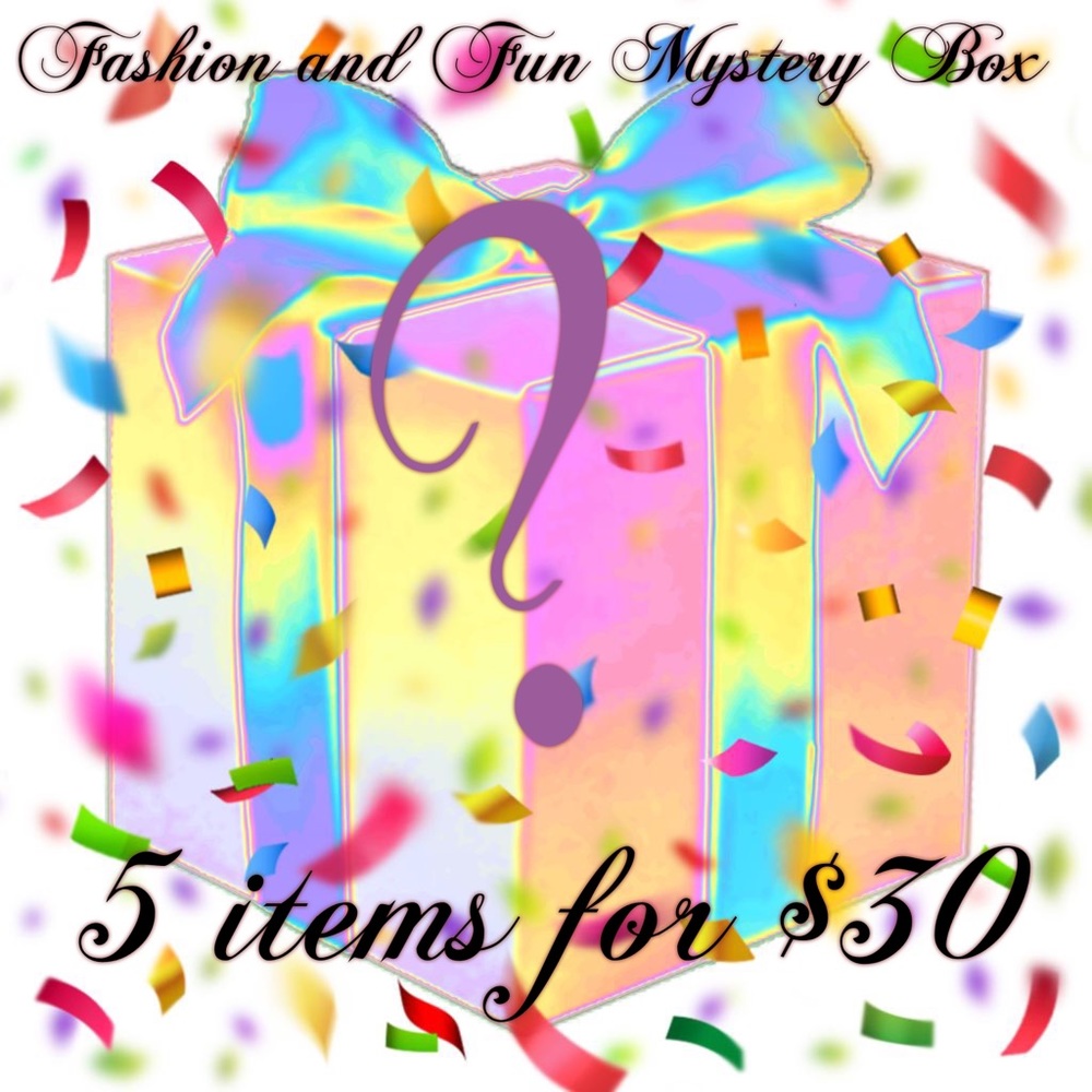 Fashion and Fun Bundle Box 5 Items for $30